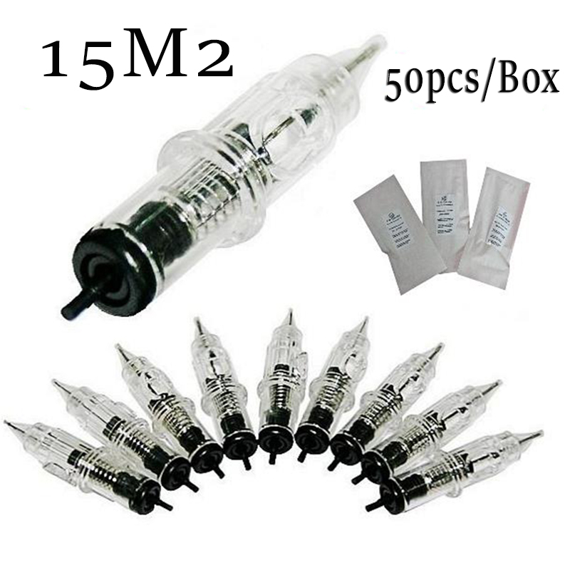 M2 Clear Cartridges Tattoo Needles 50pcs/Box