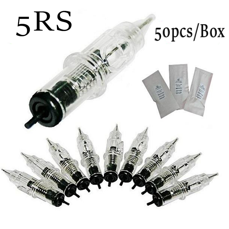 RS Clear Cartridges Tattoo Needles 50pcs/Box