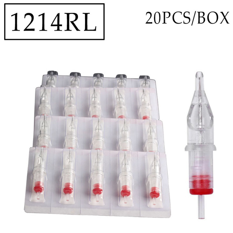 20pcs/box High Quality Cartridge Needles with Membrane HQ-13 #12 RL