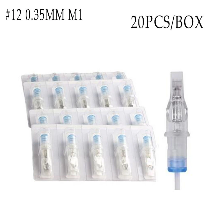 #12 M1 20pcs/box High Quality Cartridge Needles with Membrane HQ-13