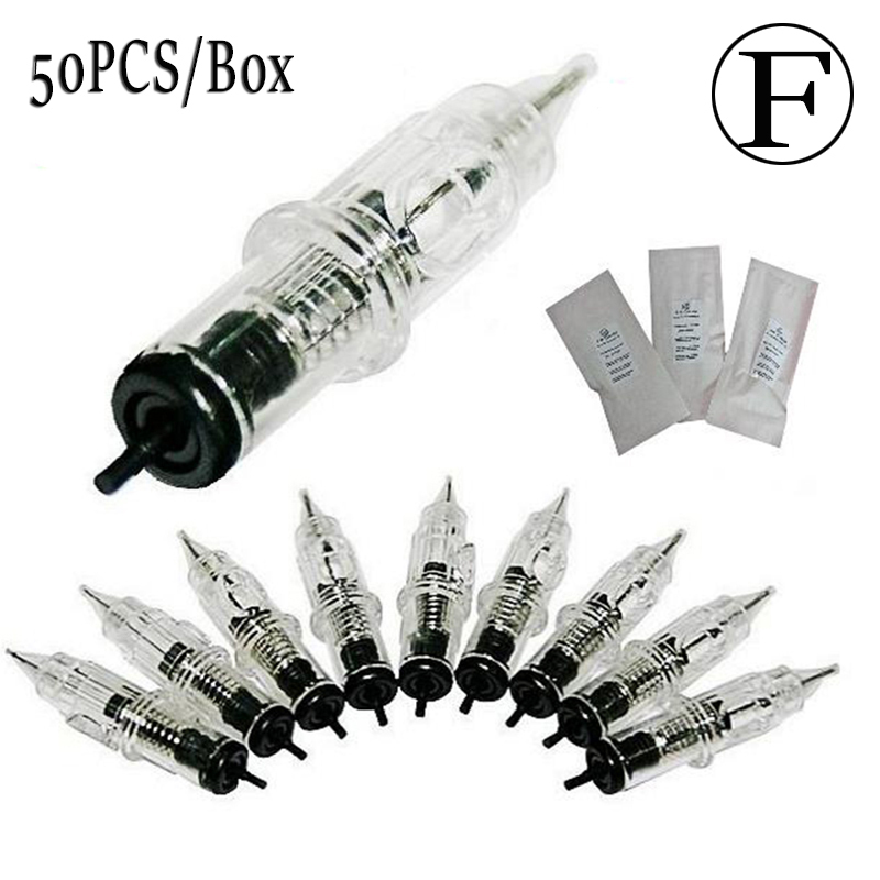 F Clear Cartridges Tattoo Needles 50pcs/Box