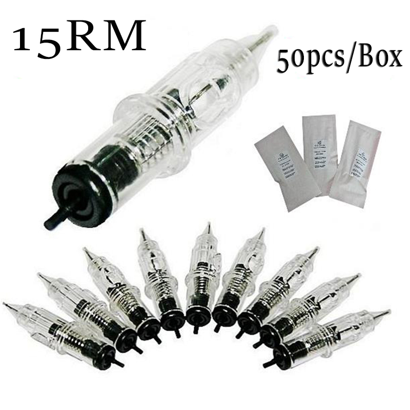 RM Clear Cartridges Tattoo Needles 50pcs/Box