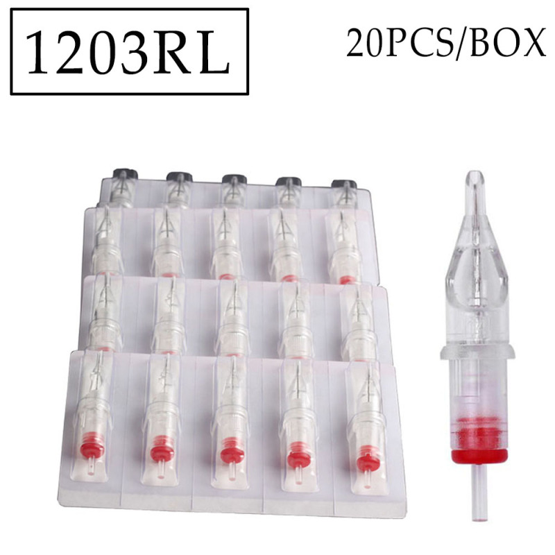 20pcs/box High Quality Cartridge Needles with Membrane HQ-13 #12 RL