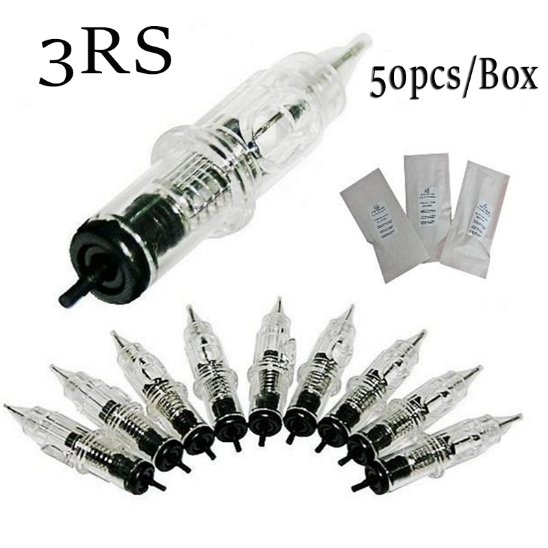 RS Clear Cartridges Tattoo Needles 50pcs/Box