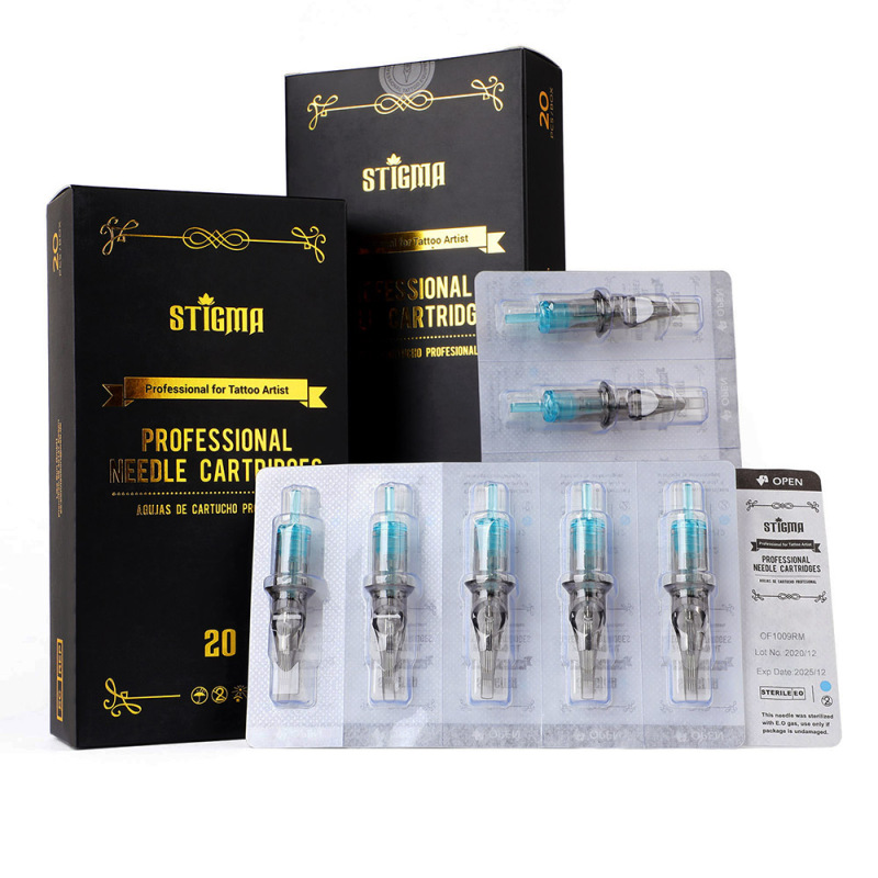 HQ-05 20pcs/box Stigma-V3 Premium Tattoo Cartridge Needles Revolution RL RS RM Magnums For Tattoo Pen Machine