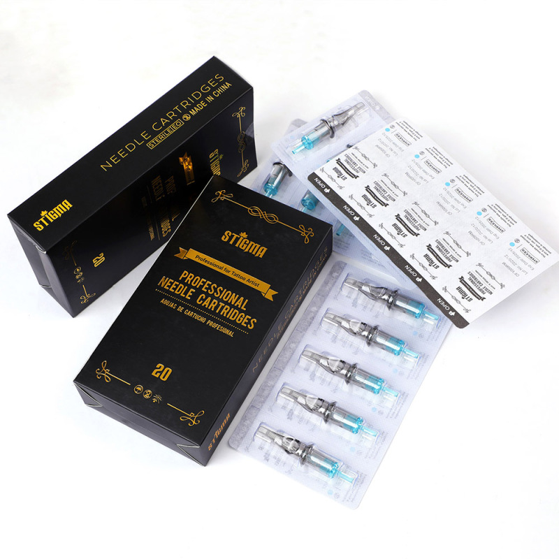 HQ-05 20pcs/box Stigma-V3 Premium Tattoo Cartridge Needles Revolution RL RS RM Magnums For Tattoo Pen Machine