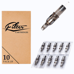 HQ-009 10pcs/box Original Filter Cartridge Tattoo Needles Round For Cartridge Machine Grip