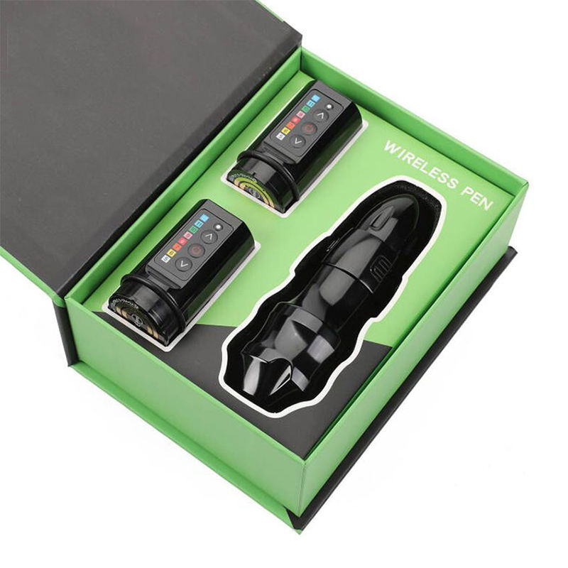 Newest EXO Tattoo Wireless Battery Pen Machine Gun Cartridge Needle with Two Rechargeable Battery for Tattoo Artist