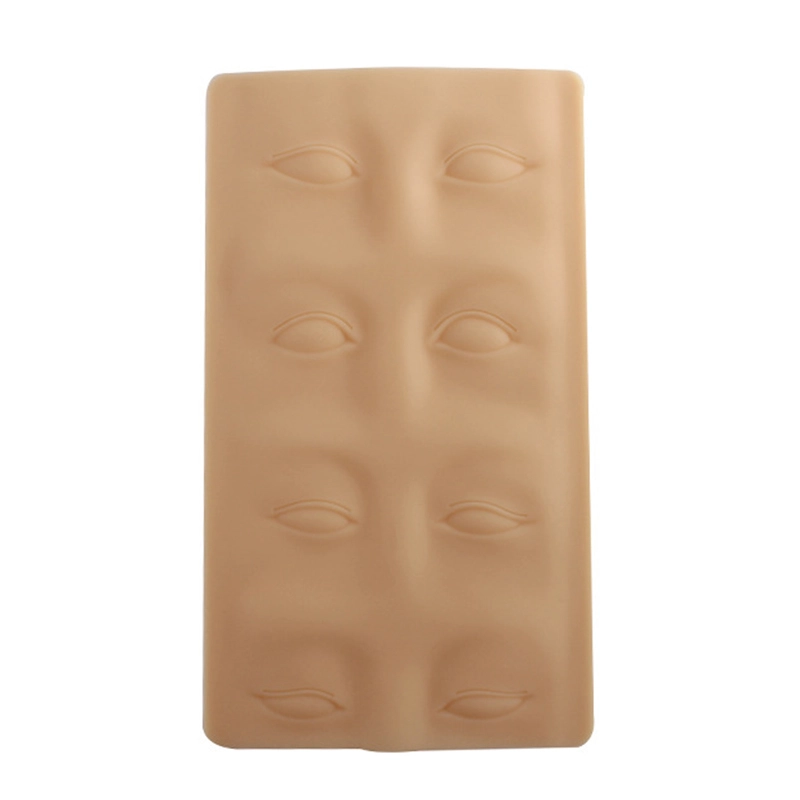 26x15cm 3D Silicone Training Skin Fake Eyebrow Skin Tattoo Practice Skin Permanent Practices Skin For Makeup