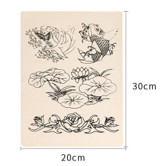 20x30cm Soft Silicone Tattoo Practice Skin Double Fake Tattoo Beginner Practice