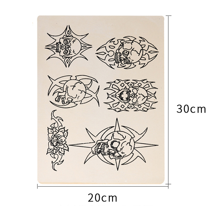 20x30cm Soft Silicone Tattoo Practice Skin Double Fake Tattoo Beginner Practice