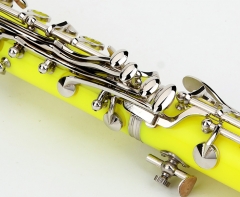 Yellow Body Nickel Key Clarinet