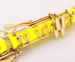 Yellow Body Gold Key Clarinet