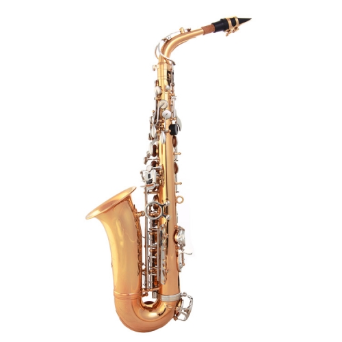 Gold Body Nickel Key Alto Saxophone