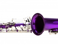 Purple Body Nickel Key Alto Saxophone