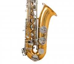 Gold Body Nickel Key Tenor Saxophone