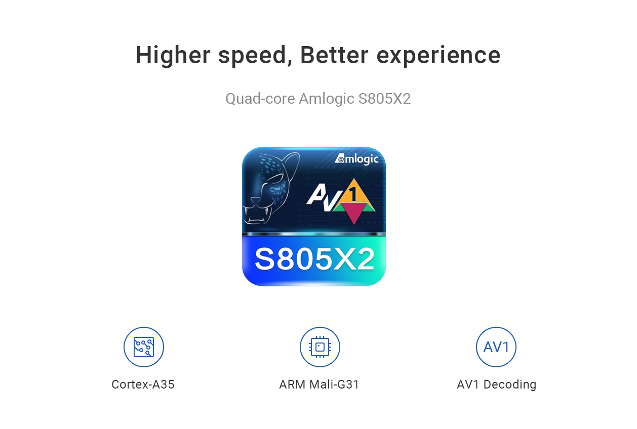 Amlogic S905X4 4K Android™ TV Box: AV1 Codec Support