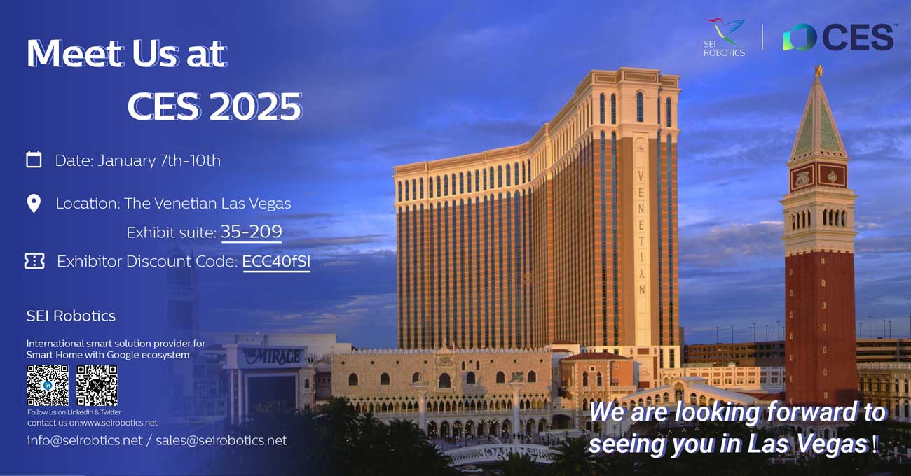 SEI Robotics: Meet us at CES 2025 in Las Vegas!