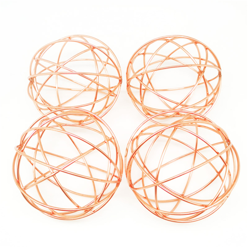 4Pack Tillandsia Air Plant Cage - 10CM Copper Plated