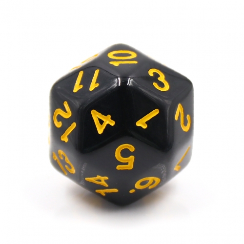 D30 black opaque with yellow ink