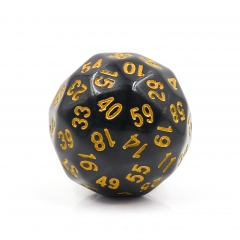 D60 black opaque with yellow ink