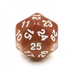 D30 brown opque with white ink