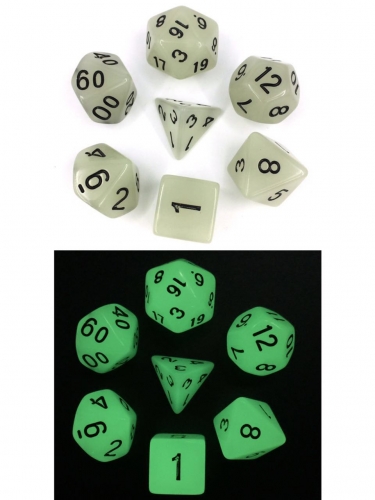 Glow in the dark  White