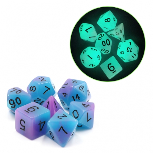 Glow in the dark Purple and Blue