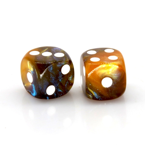 Blend color with glitter D6  16mm
