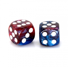 Blend color with glitter D6  16mm