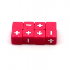 16MM Pink D6 counter dice