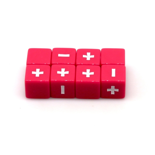 16MM Pink D6 counter dice