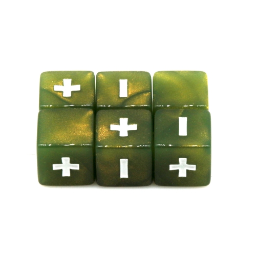 16MM Olive Green D6 counter dice