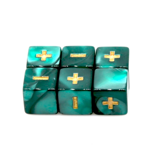 16MM Green  D6 counter dice