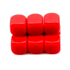Orange Blank  D6  16mm