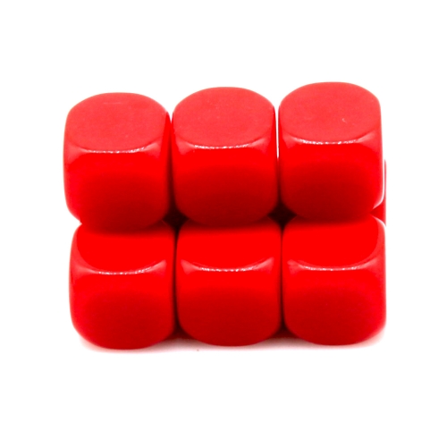 Orange Blank  D6  16mm