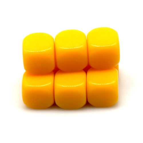 Yellow Blank  D6  16mm