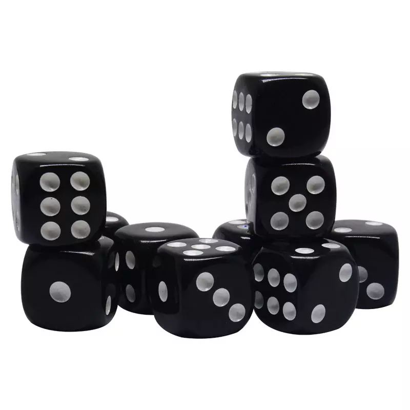 Black round corner D6  14mm