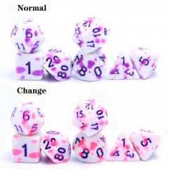 Splatter  Dice (purple to pink)