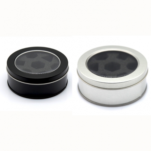 Silver or Black Metal Tin Box for DND 7 pc Dice Set