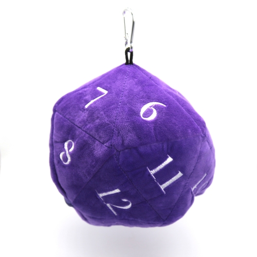 D20 Purple Dice Bag
