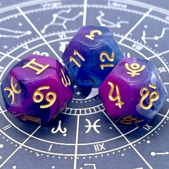 Three Colors Astrology Dice