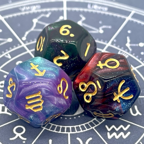 Blend Colors Astrology Dice