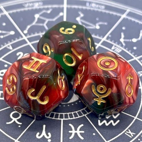 Blend Colors Astrology Dice
