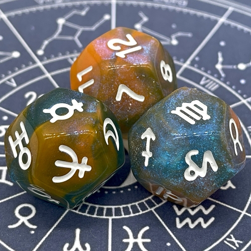 Blend Colors Astrology Dice