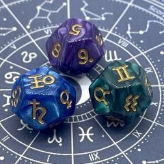 Single Color Astrology Dice
