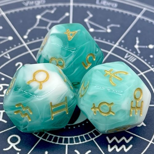 Blend Colors Astrology Dice