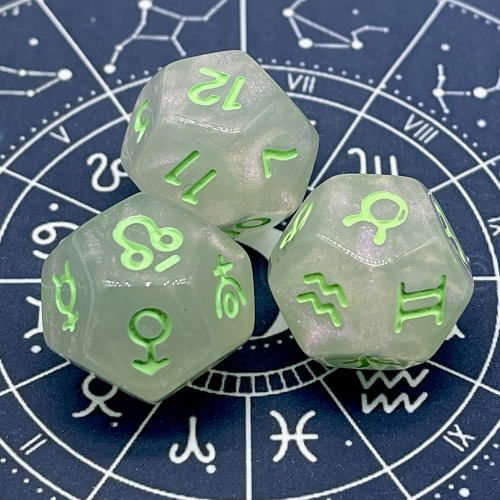 Single Color Astrology Dice