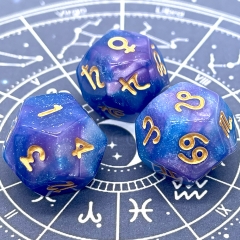 Three Colors Astrology Dice