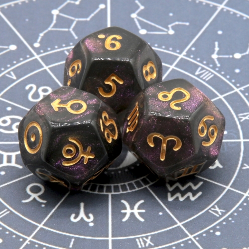 Single Color Astrology Dice